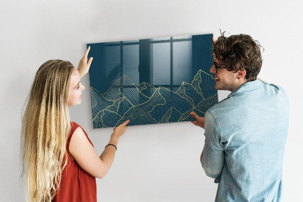 Tableau effaçable magnétique Tableau moderne pour notes et photos