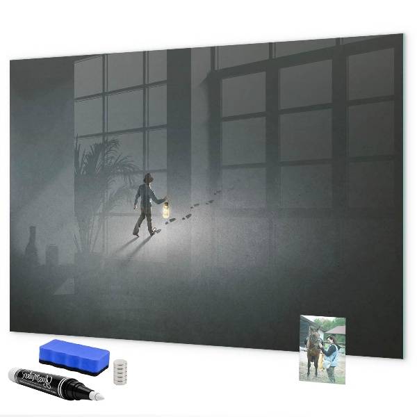 Tableau effaçable magnétique Tableau magnétique pour photos et notes