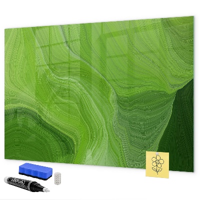 Tableau magnétique effaçable Tableau d'affichage photo vert