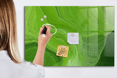Tableau magnétique effaçable Tableau d'affichage photo vert
