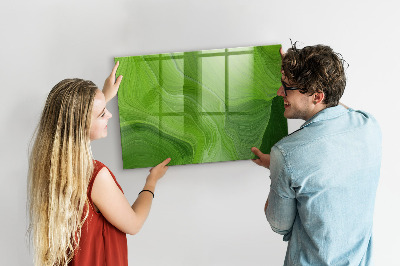 Tableau magnétique effaçable Tableau d'affichage photo vert