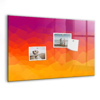 Tableau effaçable magnétique Un tableau coloré pour les notes et les photos