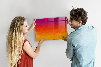 Tableau effaçable magnétique Un tableau coloré pour les notes et les photos