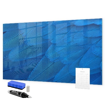 Tableau magnétique effaçable Tableau bleu pour les photos et les notes