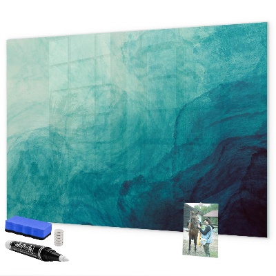 Tableau effaçable magnétique Un tableau coloré pour les notes et les photos