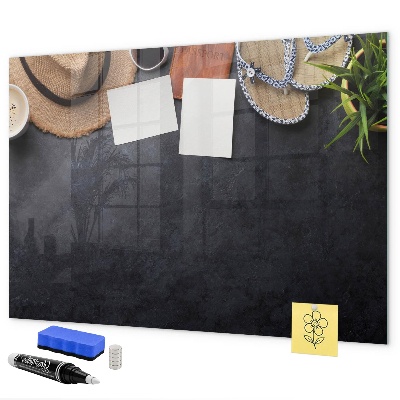 Tableau magnétique effaçable Une boîte pour les souvenirs et les notes