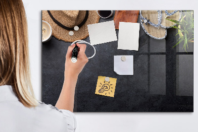 Tableau magnétique effaçable Une boîte pour les souvenirs et les notes