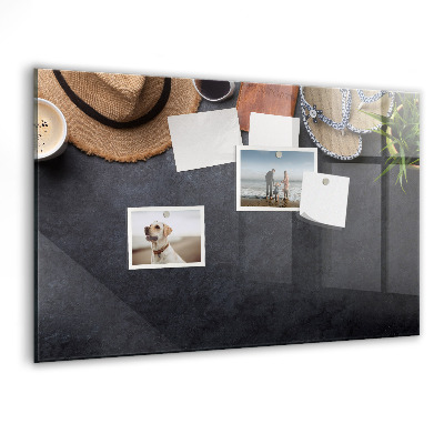 Tableau magnétique effaçable Une boîte pour les souvenirs et les notes