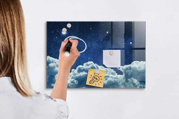 Tableau effaçable magnétique Un tableau blanc pour les notes et les photos