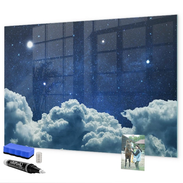 Tableau effaçable magnétique Un tableau blanc pour les notes et les photos