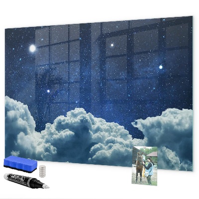 Tableau effaçable magnétique Un tableau blanc pour les notes et les photos