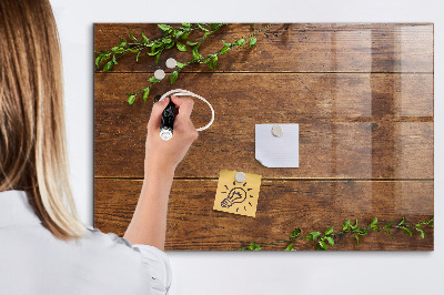 Tableau effaçable magnétique Un tableau élégant pour les notes et les photos