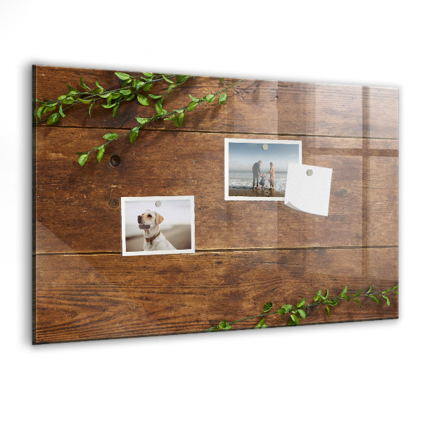 Tableau effaçable magnétique Un tableau élégant pour les notes et les photos