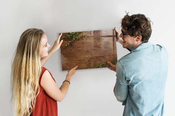 Tableau effaçable magnétique Un tableau élégant pour les notes et les photos