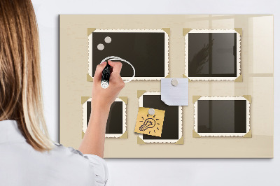 Tableau effaçable magnétique Un espace créatif pour les souvenirs de famille