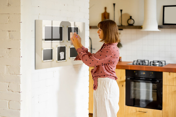 Tableau effaçable magnétique Un espace créatif pour les souvenirs de famille
