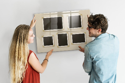 Tableau effaçable magnétique Un espace créatif pour les souvenirs de famille