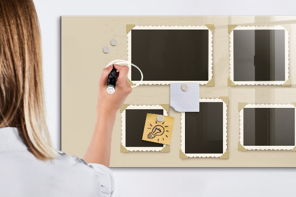 Tableau effaçable magnétique Un espace créatif pour les souvenirs de famille