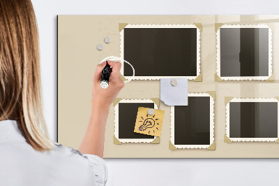 Tableau effaçable magnétique Un espace créatif pour les souvenirs de famille