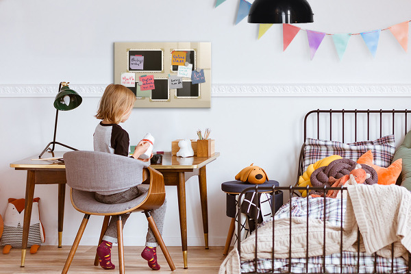 Tableau effaçable magnétique Un espace créatif pour les souvenirs de famille