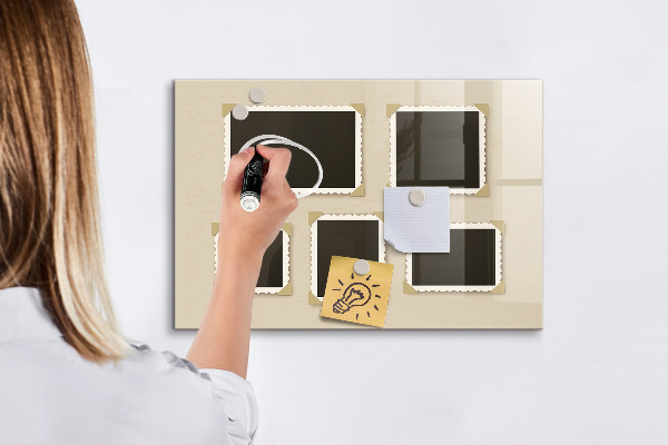 Tableau effaçable magnétique Un espace créatif pour les souvenirs de famille