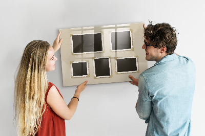 Tableau effaçable magnétique Un espace créatif pour les souvenirs de famille