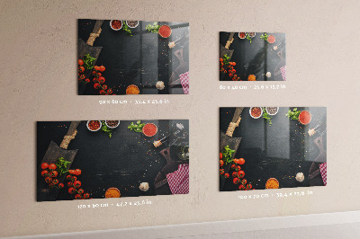 Tableau effaçable magnétique Inspirations culinaires liées à des souvenirs personnels
