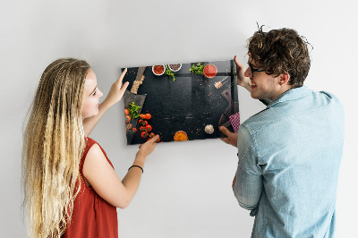 Tableau effaçable magnétique Inspirations culinaires liées à des souvenirs personnels