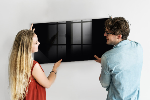 Tableau effaçable magnétique Tableau moderne pour notes et photos