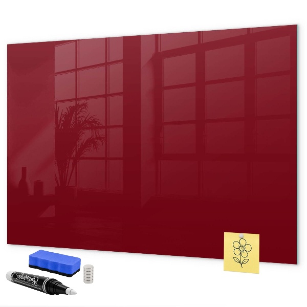 Tableau magnétique effaçable Un tableau élégant pour les notes et les photos