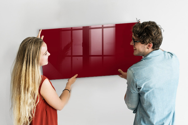 Tableau magnétique effaçable Un tableau élégant pour les notes et les photos