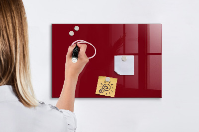 Tableau magnétique effaçable Un tableau élégant pour les notes et les photos