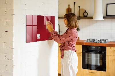Tableau effaçable magnétique Tableau rouge pour les notes et les photos