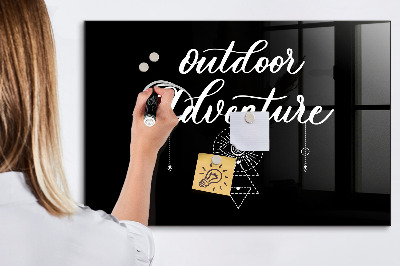 Tableau magnétique effaçable Un espace extérieur pour les souvenirs