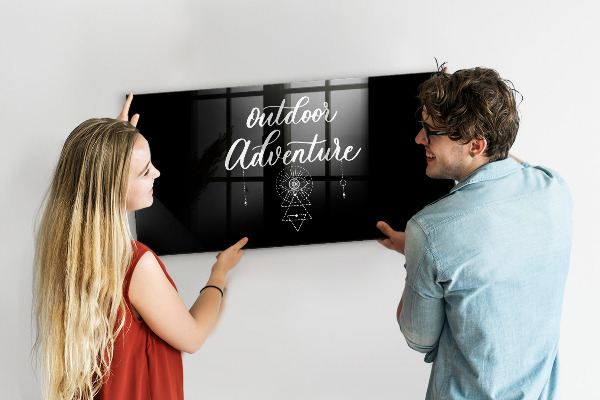 Tableau magnétique effaçable Un espace extérieur pour les souvenirs