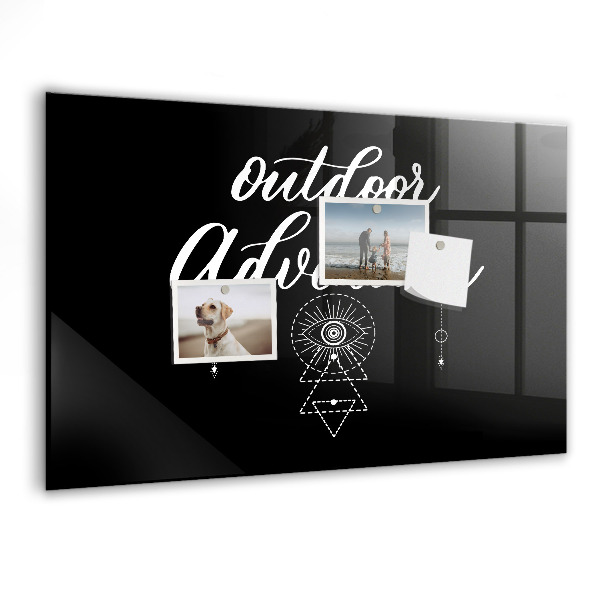 Tableau magnétique effaçable Un espace extérieur pour les souvenirs
