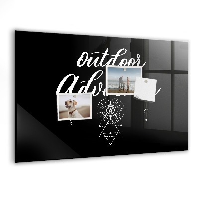 Tableau magnétique effaçable Un espace extérieur pour les souvenirs