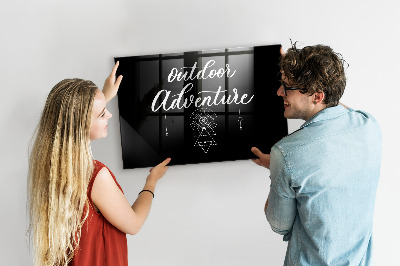 Tableau magnétique effaçable Un espace extérieur pour les souvenirs