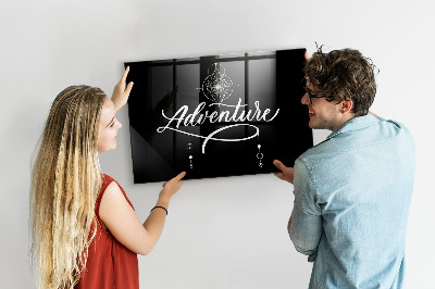 Tableau effaçable magnétique Panneau d'affichage photo moderne