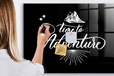 Tableau effaçable magnétique Il est temps de vivre une aventure photographique personnelle.