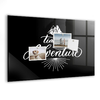 Tableau effaçable magnétique Il est temps de vivre une aventure photographique personnelle.