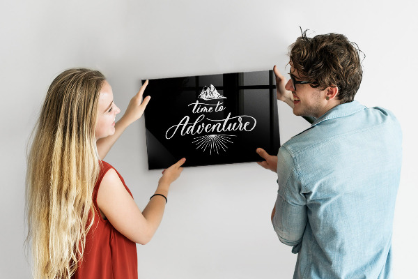 Tableau effaçable magnétique Il est temps de vivre une aventure photographique personnelle.