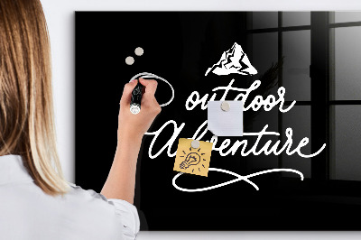 Tableau magnétique effaçable aventure en plein air