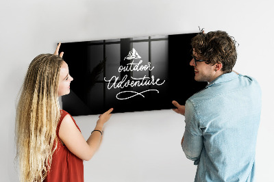 Tableau magnétique effaçable aventure en plein air