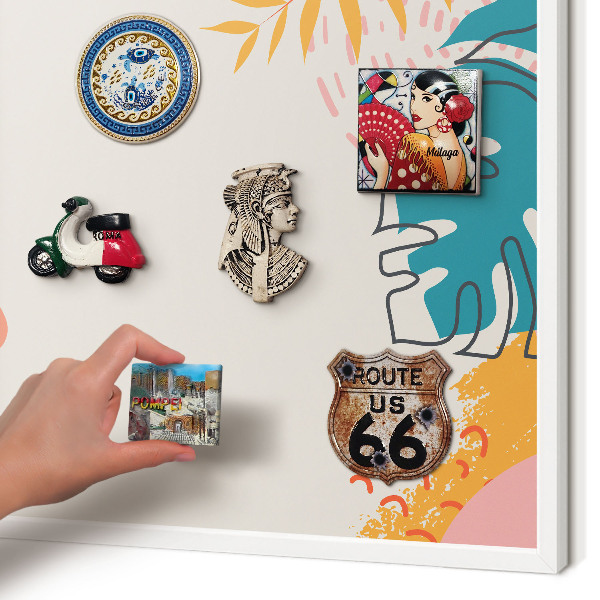 Tableau mural pour aimants dans un cadre noir Nature moderne