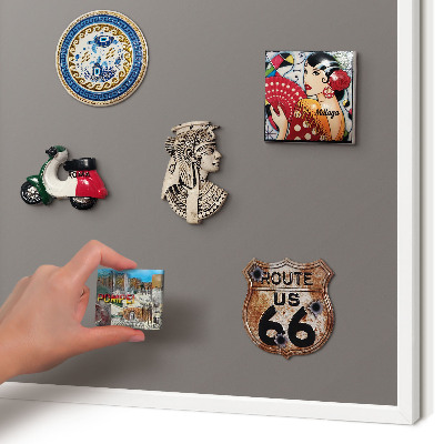 Panneau magnétique décoratif cadre noir Gris foncé