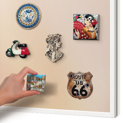Panneau magnétique décoratif cadre noir Beige doux