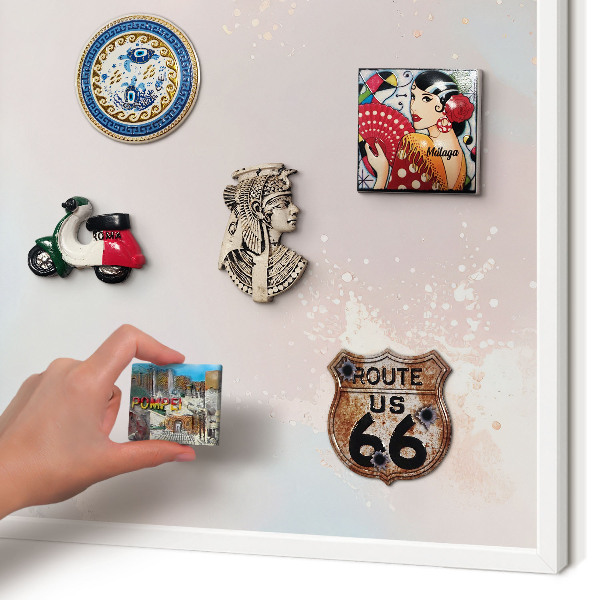 Panneau magnétique décoratif cadre noir Harmonie pastel