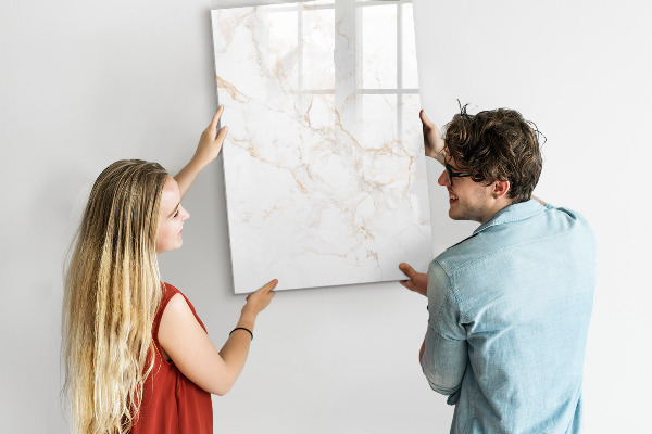 Tableau magnétique effaçable Tableau élégant pour photos et notes