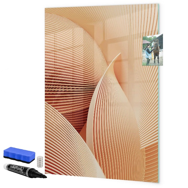 Tableau magnétique effaçable Tableau moderne pour notes et photos